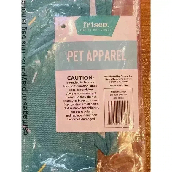 Pet Dog Hearts And Birthday Bandana Set And L.L. Bean Dog Printed Face Mask - Picture 8 of 8